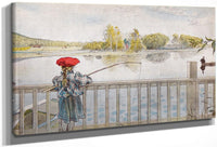 Lisbeth Metar Av  By Carl Larsson Fine Art Print