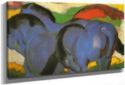 Little Blue Horses By Franz Marc Fine Art Print