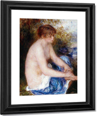 Little Blue Nude By Pierre August Renoir Fine Art Print