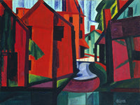 Little Falls, New Jersey By Oscar Bluemner Fine Art Print