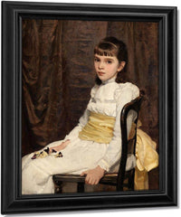 Little Girl 1887 By Cecilia Beaux Fine Art Print