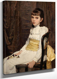 Little Girl 1887 By Cecilia Beaux Fine Art Print