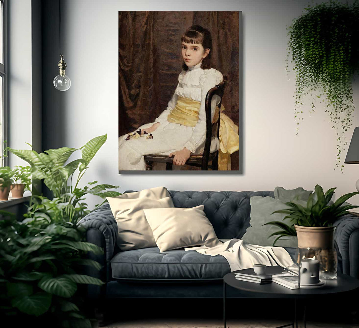 Little Girl 1887 By Cecilia Beaux Fine Art Print