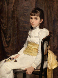 Little Girl 1887 By Cecilia Beaux Fine Art Print