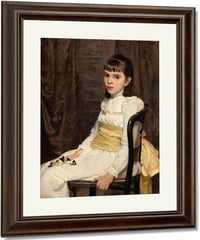 Little Girl 1887 By Cecilia Beaux Fine Art Print