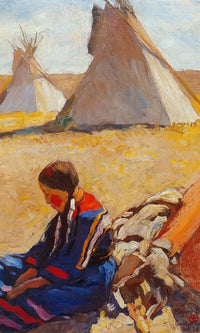 Little Sister By Maynard Dixon Fine Art Print