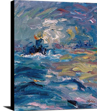 Little Steamer Painting Emil Nolde Canvas Art Fine Art Print