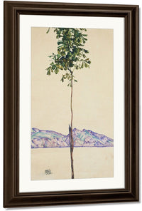 Little Tree (Chestnut Tree At Lake Constance) By Egon Schiele Fine Art Print