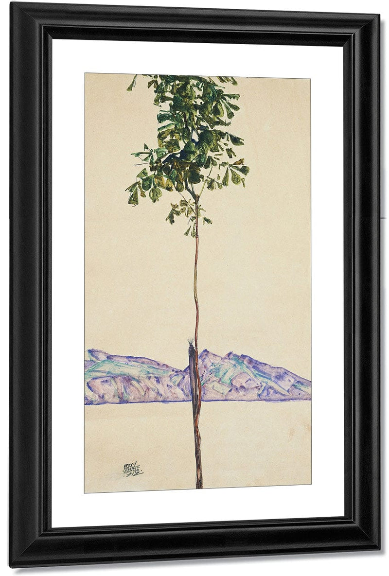 Little Tree (Chestnut Tree At Lake Constance) By Egon Schiele Fine Art Print