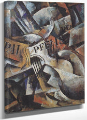 Ljubow Popowa   Stillleben Mit Gitarre 1914 1915 65X46Cm Galerie Gmurzinska Koln By Liubov Popova Fine Art Print