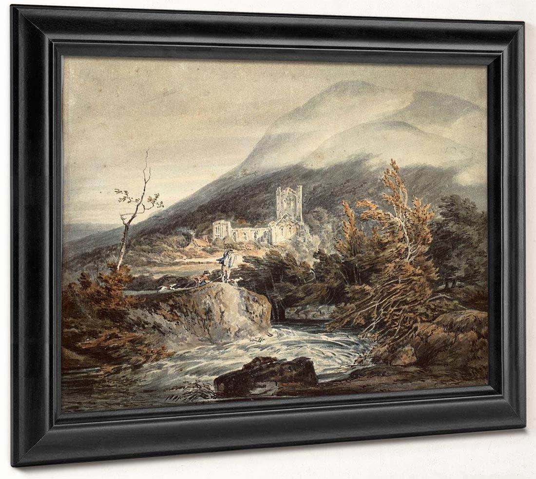 Llanthony Abbey Monmouthshire By Joseph Mallord William Turner Fine Art Print