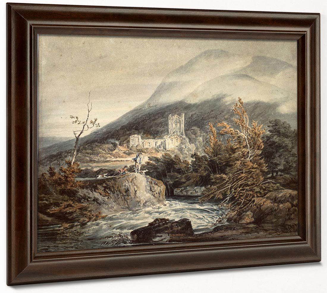 Llanthony Abbey Monmouthshire By Joseph Mallord William Turner Fine Art Print