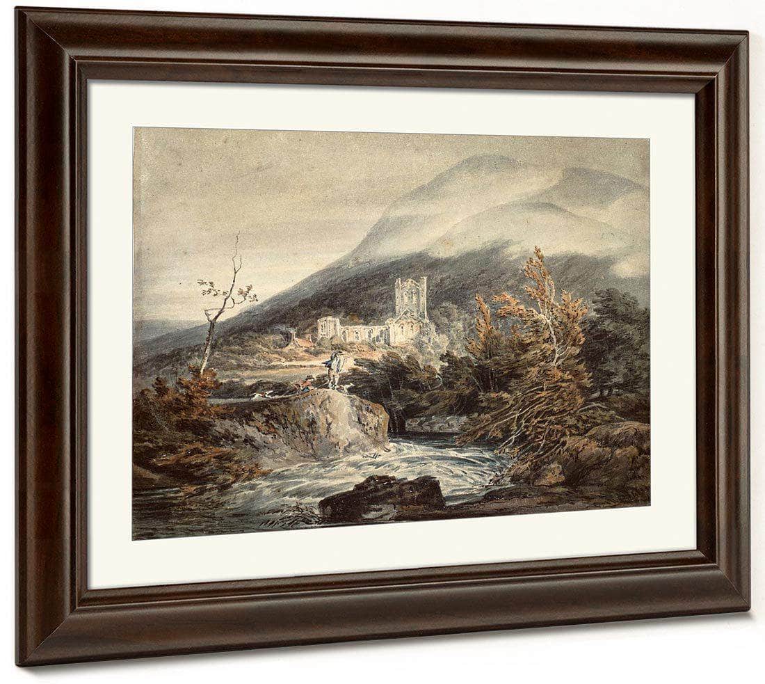 Llanthony Abbey Monmouthshire By Joseph Mallord William Turner Fine Art Print