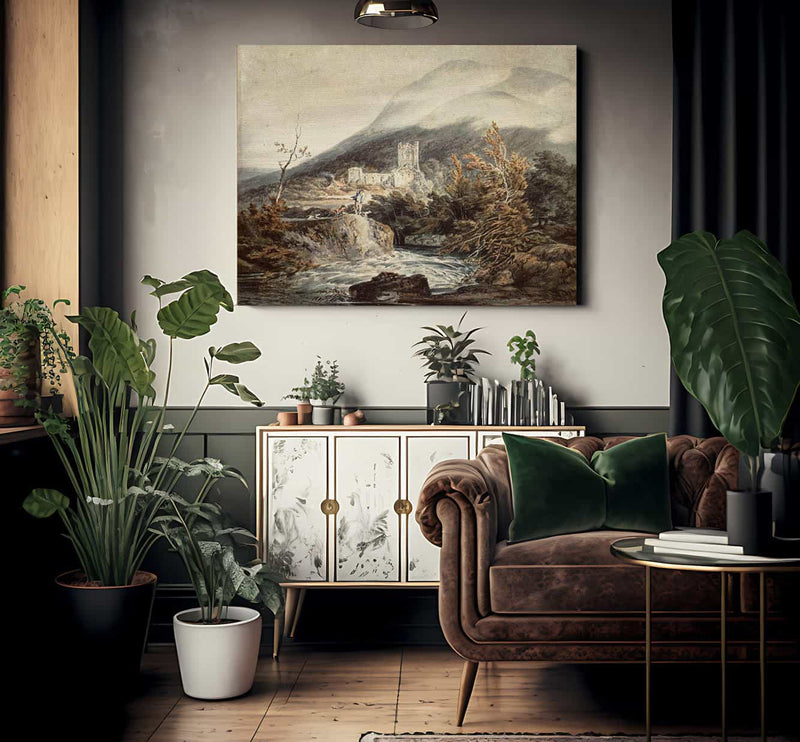 Llanthony Abbey Monmouthshire By Joseph Mallord William Turner Fine Art Print