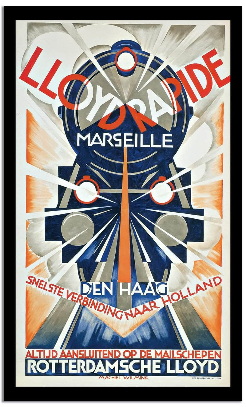 Lloyd Rapide  Vintage Poster Fine Art Print