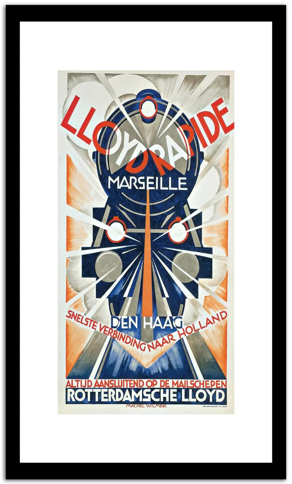 Lloyd Rapide  Vintage Poster Fine Art Print