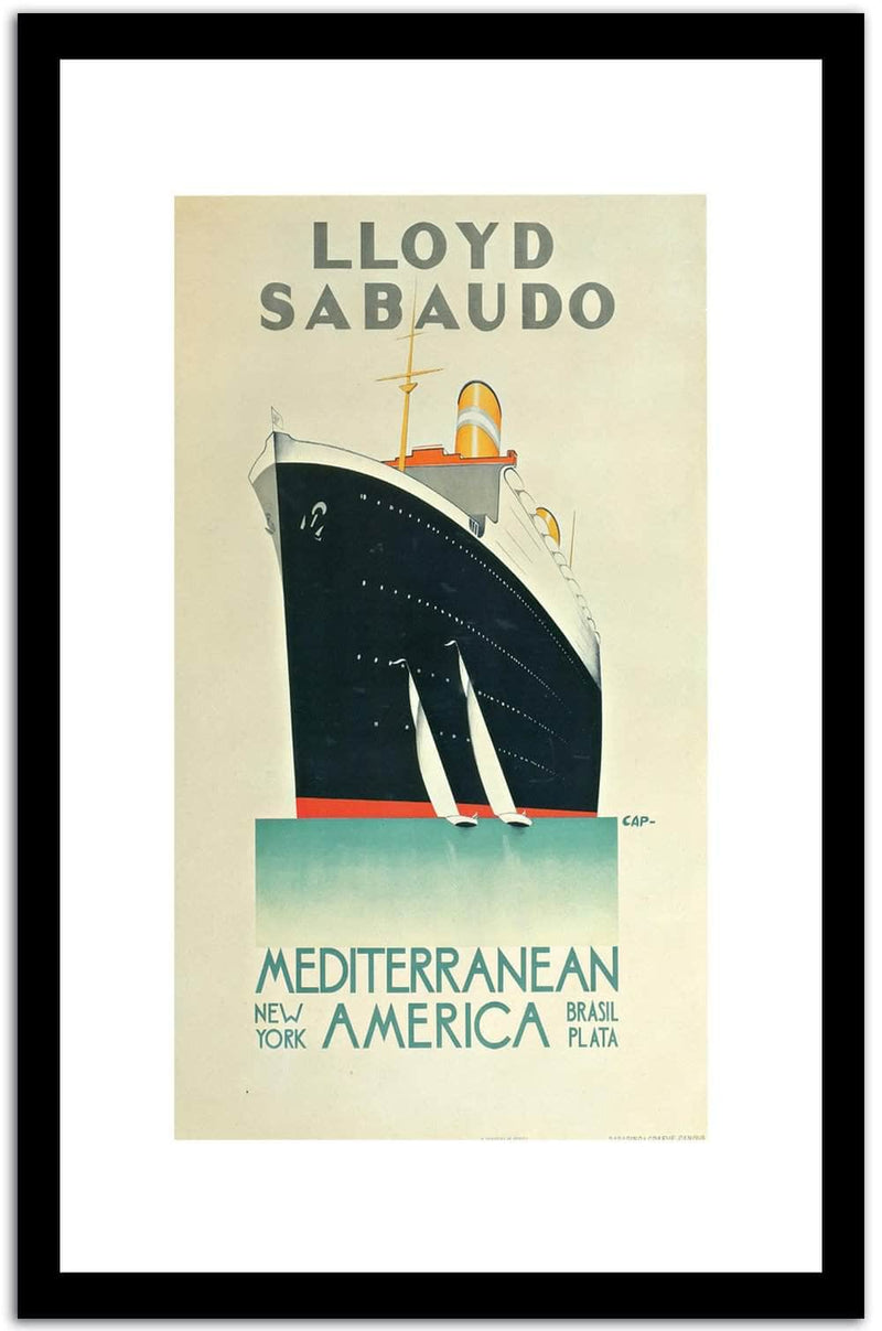Lloyd Sabaudo  Vintage Poster Fine Art Print