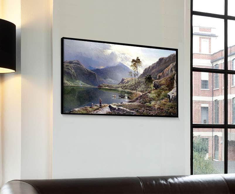 Llyn Y Ddinas, North Wales Painting Sidney Richard Percy Canvas Art Fine Art Print