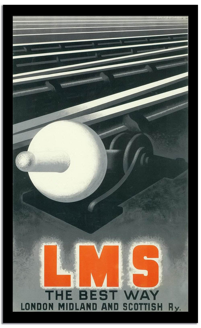 Lms  Vintage Poster Fine Art Print
