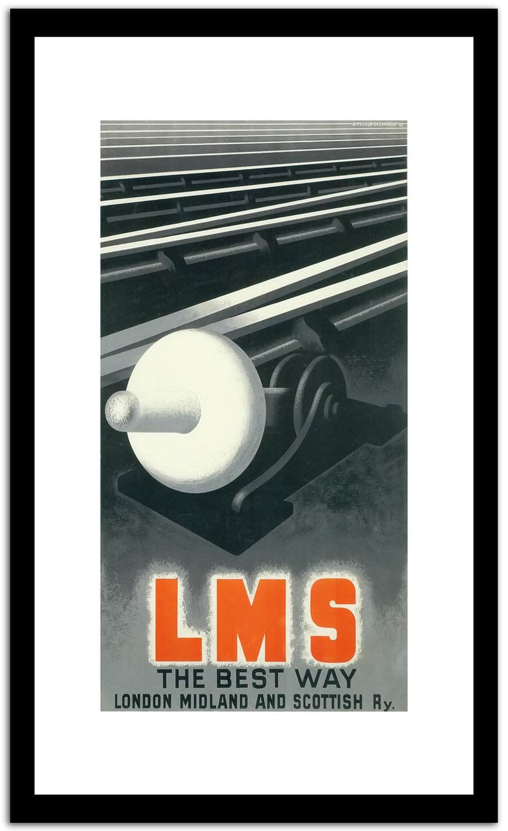 Lms  Vintage Poster Fine Art Print