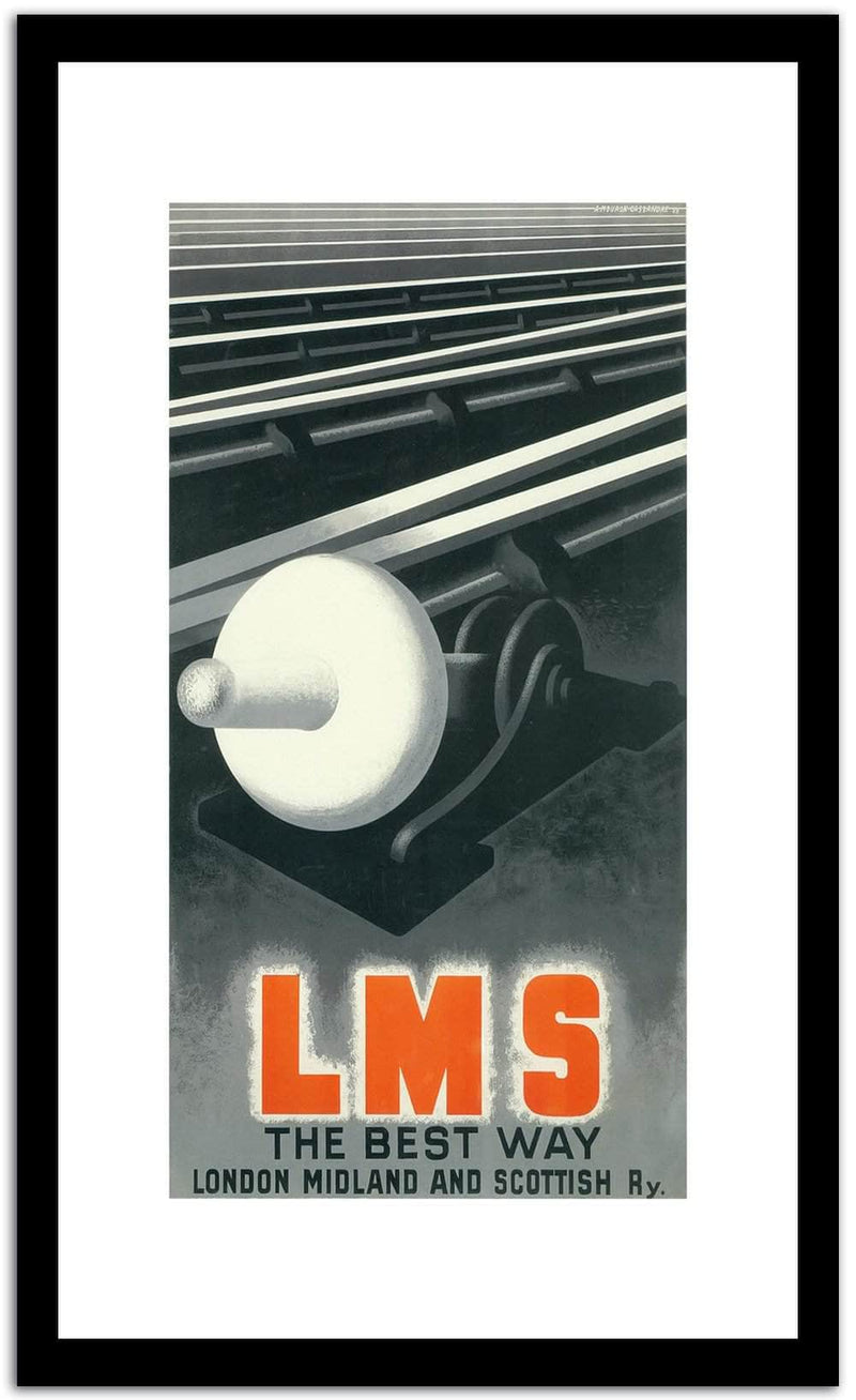 Lms  Vintage Poster Fine Art Print