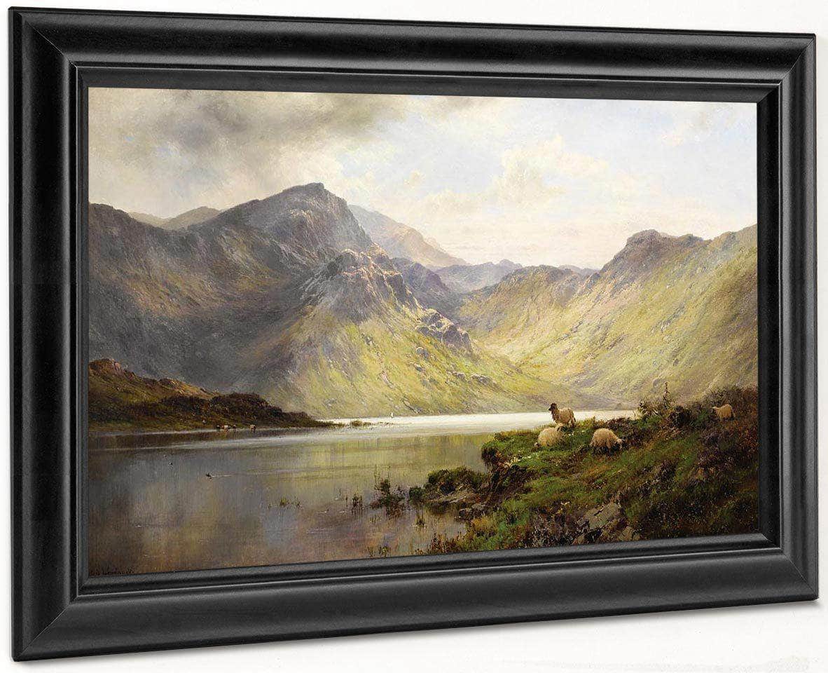 Loch Lomond And Loch Katrine By Alfred De Breanski Fine Art Print