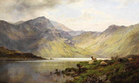 Loch Lomond And Loch Katrine By Alfred De Breanski Fine Art Print