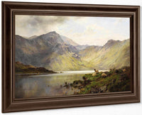Loch Lomond And Loch Katrine By Alfred De Breanski Fine Art Print
