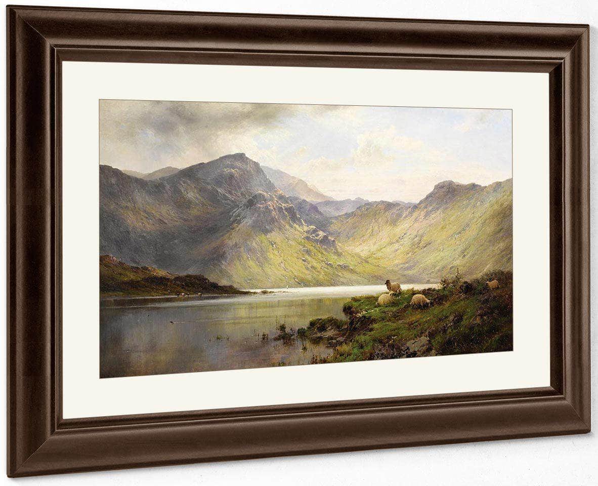Loch Lomond And Loch Katrine By Alfred De Breanski Fine Art Print
