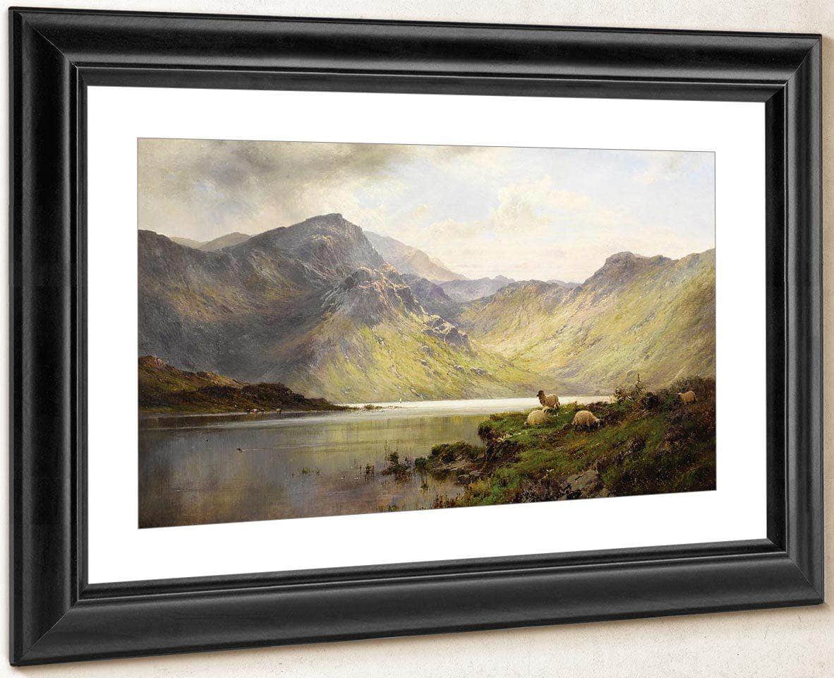 Loch Lomond And Loch Katrine By Alfred De Breanski Fine Art Print