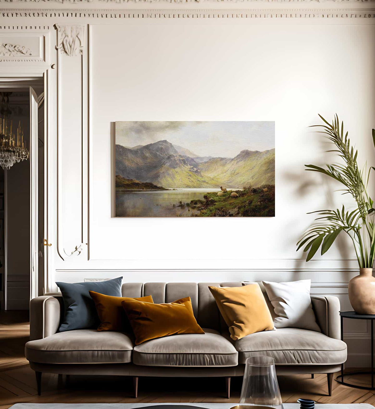 Loch Lomond And Loch Katrine By Alfred De Breanski Fine Art Print