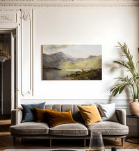 Loch Lomond And Loch Katrine By Alfred De Breanski Fine Art Print