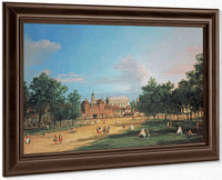 London  The Old Horse Guards And The Banqueting Hall By Canaletto Fine Art Print