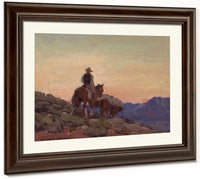 Lone Packer By  Edgar Payne Fine Art Print