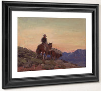 Lone Packer By  Edgar Payne Fine Art Print