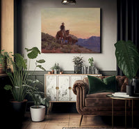 Lone Packer By  Edgar Payne Fine Art Print