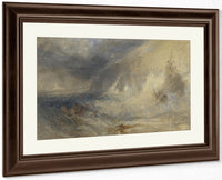 Long Ship's Lighthouse Land's End By Joseph Mallord William Turner Fine Art Print