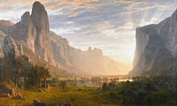 Looking Down Yosemite Valley California 1865 By Albert Bierstadt Fine Art Print
