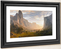 Looking Down Yosemite Valley California 1865 By Albert Bierstadt Fine Art Print