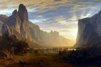 Looking Down Yosemite Valley Painting Albert Bierstadt Canvas Art Fine Art Print