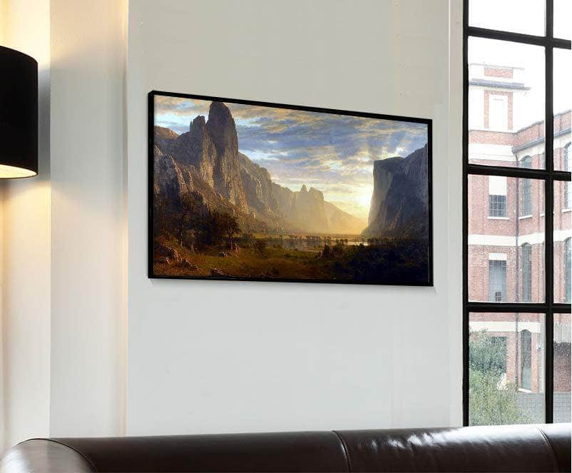 Looking Down Yosemite Valley Painting Albert Bierstadt Canvas Art Fine Art Print