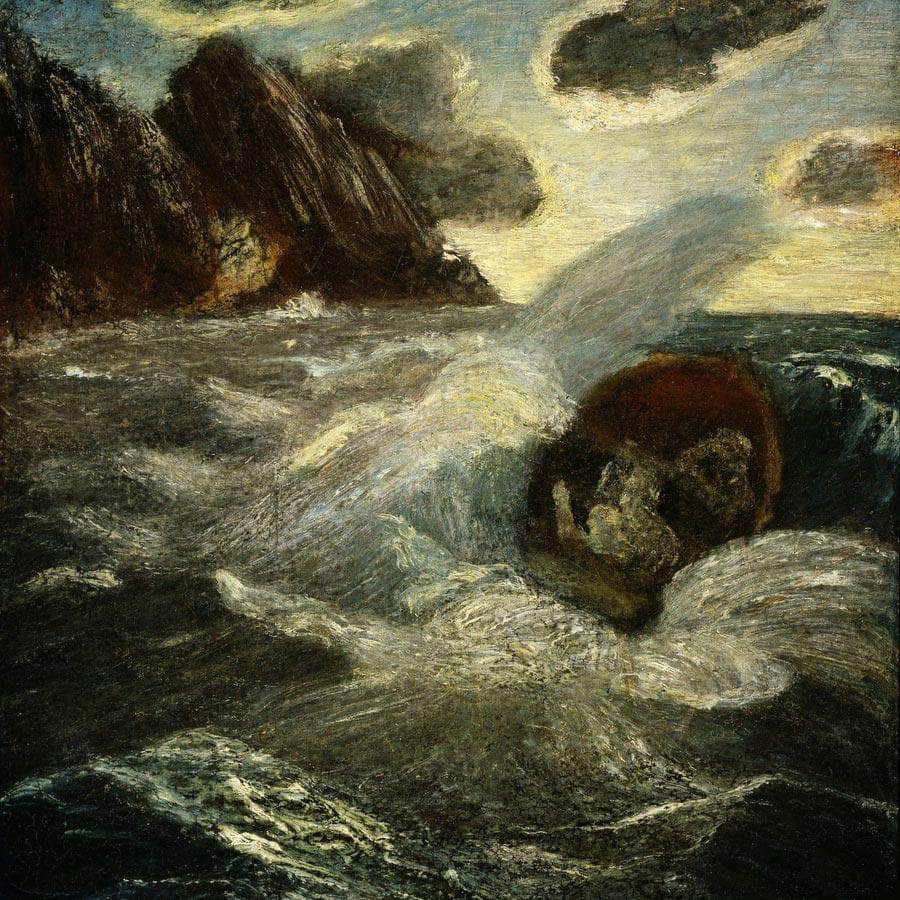 Lord Ullin's Daughter By Albert Pinkhamryder Fine Art Print