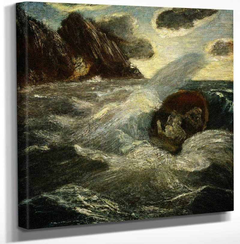 Lord Ullin's Daughter By Albert Pinkhamryder Fine Art Print