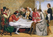 Lorenzo And Isabella by John Everett Millais Fine Art Print. Fine Art Print