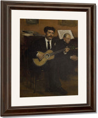 Lorenzo Pagans And Auguste De Gas By Edgar Degas Fine Art Print