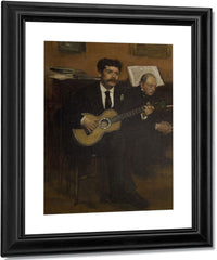 Lorenzo Pagans And Auguste De Gas By Edgar Degas Fine Art Print