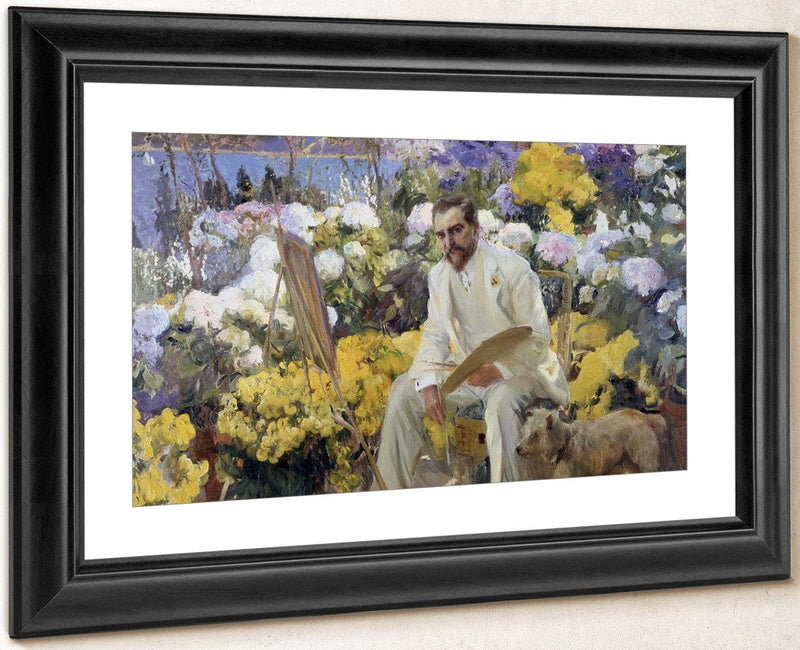 Louis Comfort Tiffany By Joaquin Sorolla Y Bastida Fine Art Print