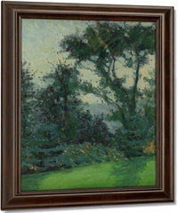 Louis Comfort Tiffanys Garden C. 1911 By Charles Ryan Fine Art Print