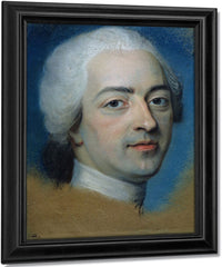 Louis Xv (1710 74) King Of France And Navarre By Maurice Quentin De La Tour Fine Art Print