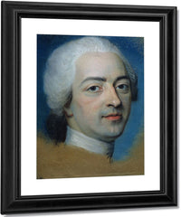 Louis Xv (1710 74) King Of France And Navarre By Maurice Quentin De La Tour Fine Art Print